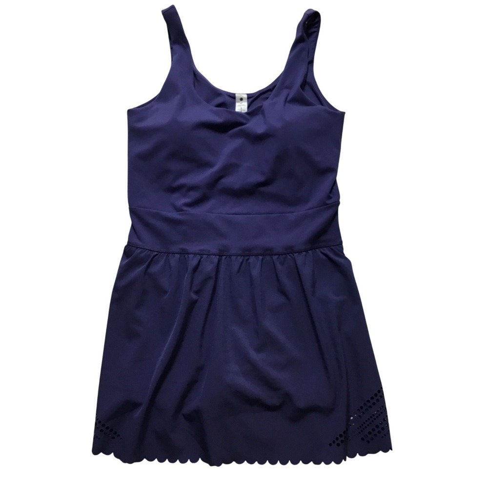 Yogalicious‎ Women's L Tennis Dress Skirt Purple Athletic Athleisure Yoga